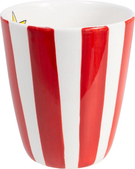 Blond Amsterdam mok Even Bijkletsen stripe rood 0,35 L