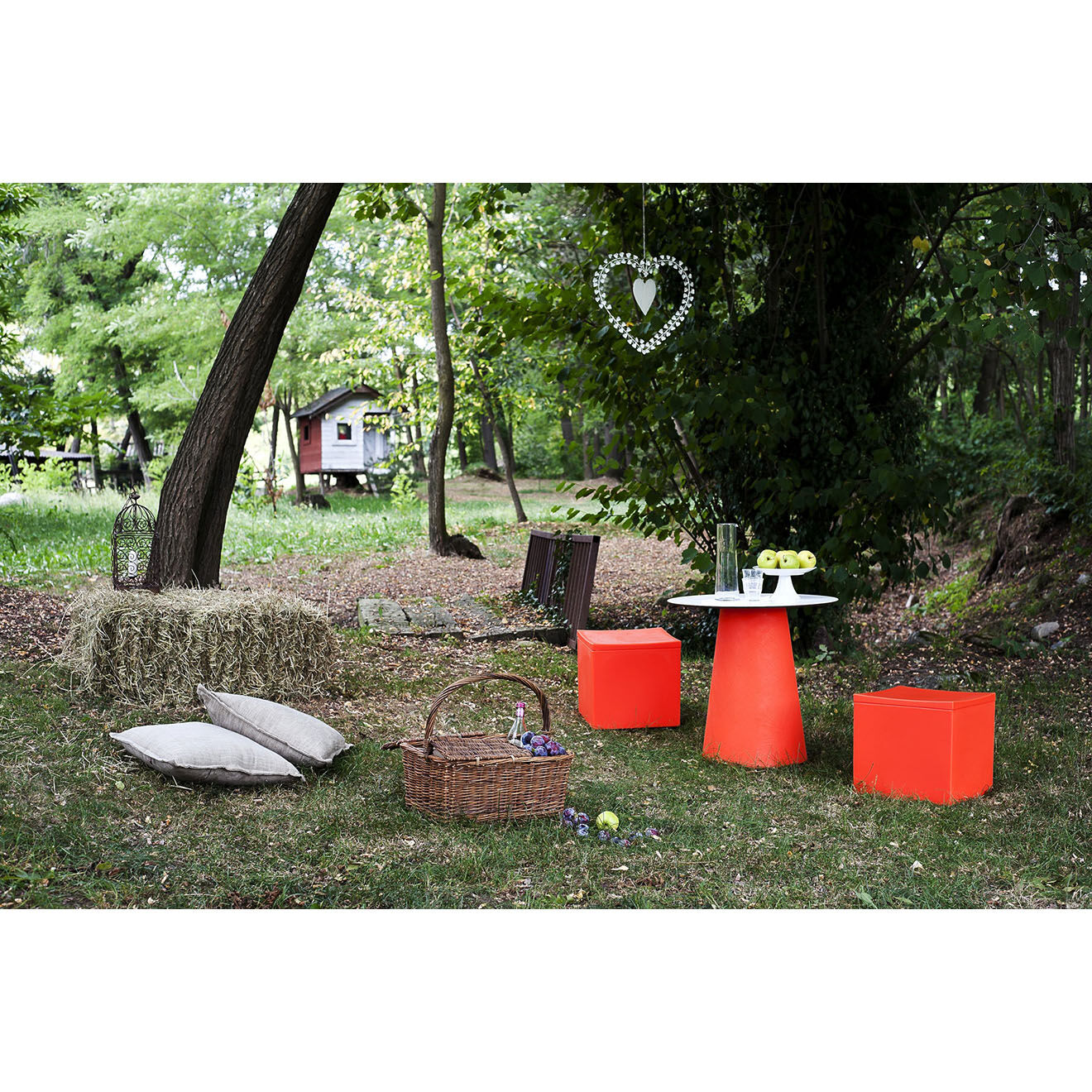 Serralunga Pouf salon design par serralunga anthracite - 37x36x37 cm