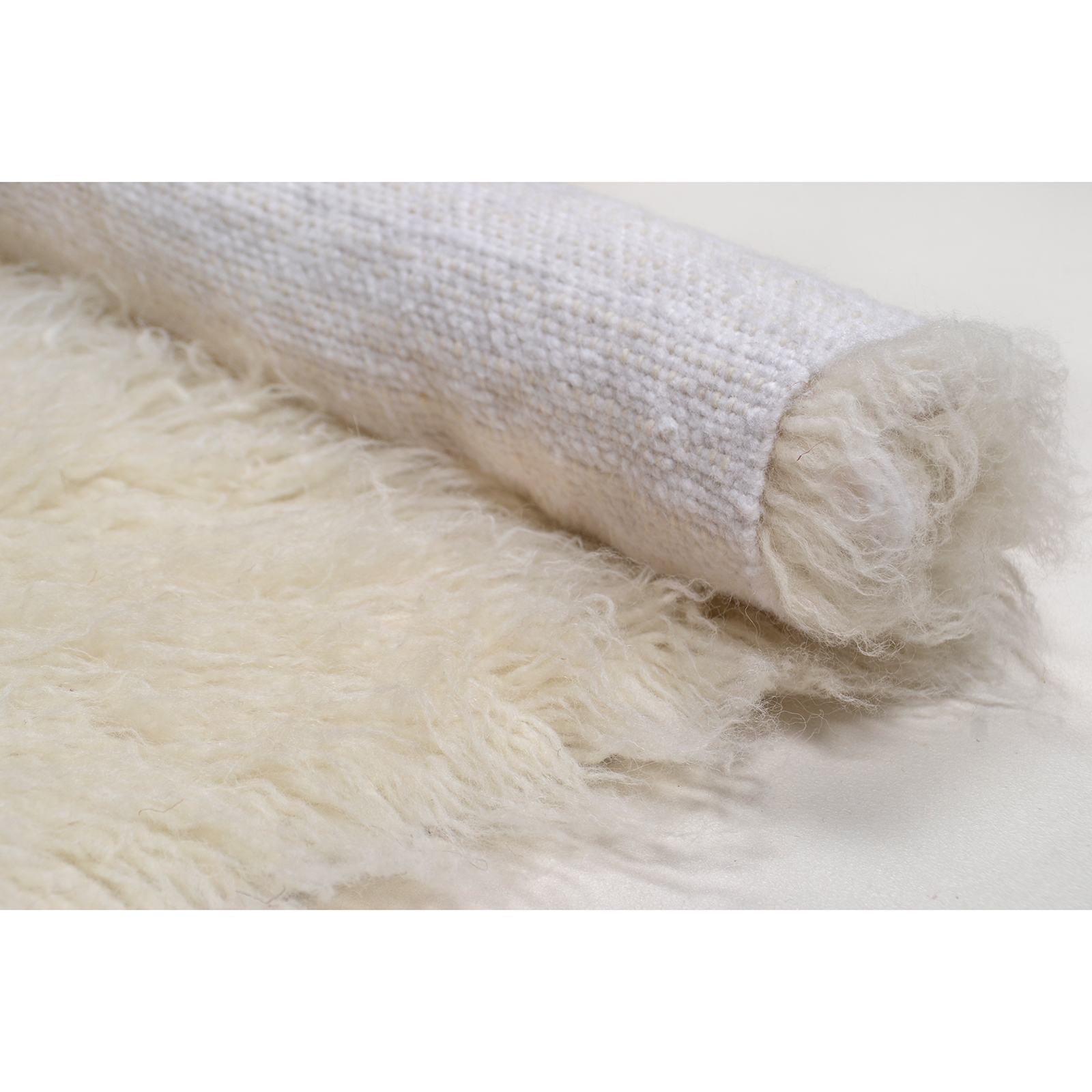 Teppich FLOKATI - beige - 60x90 cm