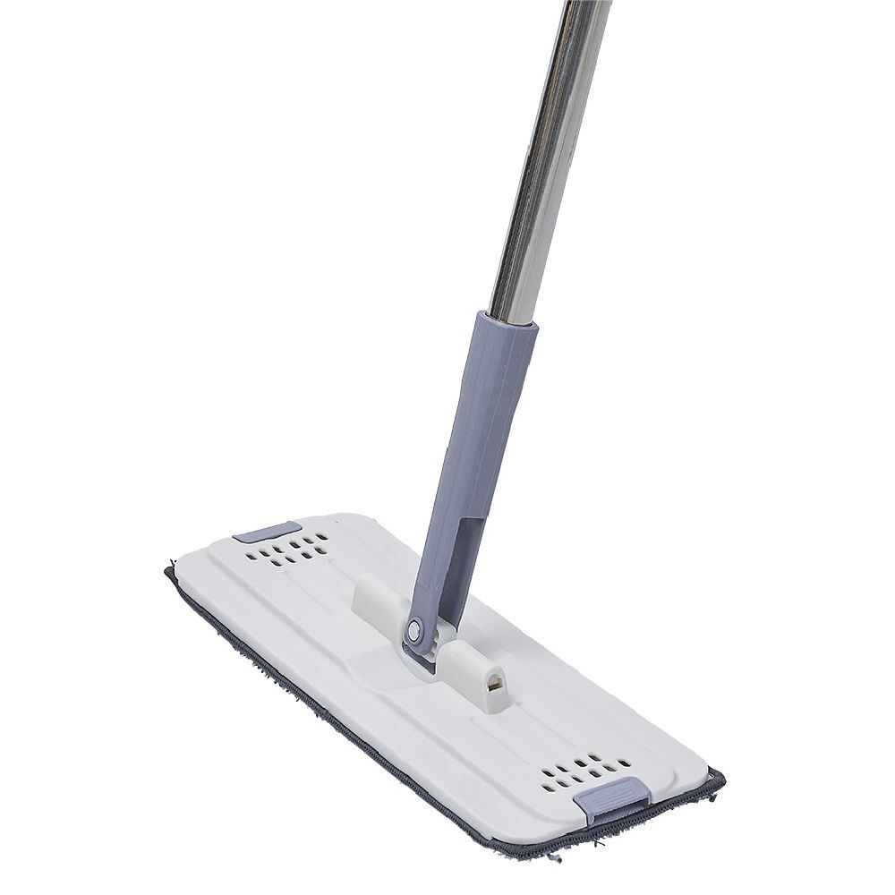 Seau essoreur avec balai plat pliable 8 L