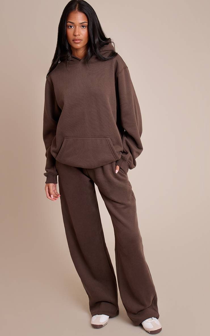 Espresso Sweat À Casynthétiqueche Oversize Grande Taille À Enfiler