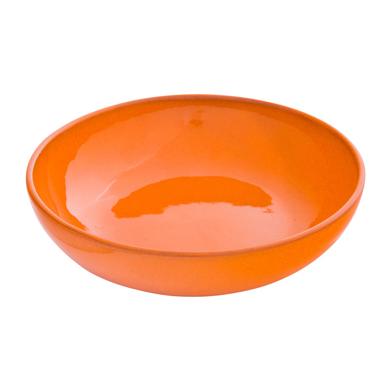 Schaal Selena - oranje - 22 cm