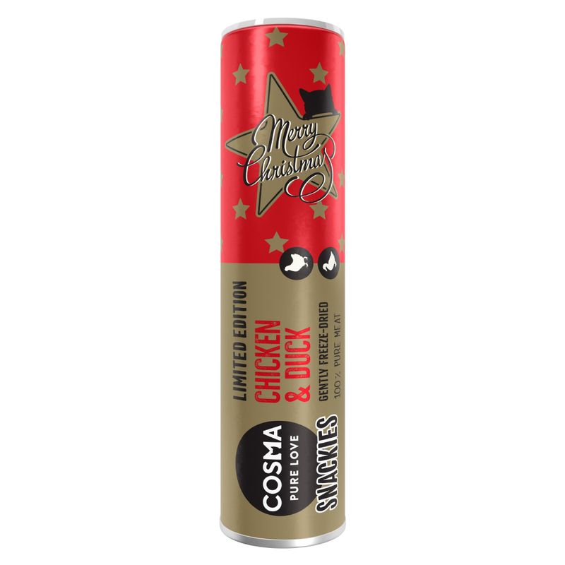 Friandises lyophilisées Cosma, édition de Noël