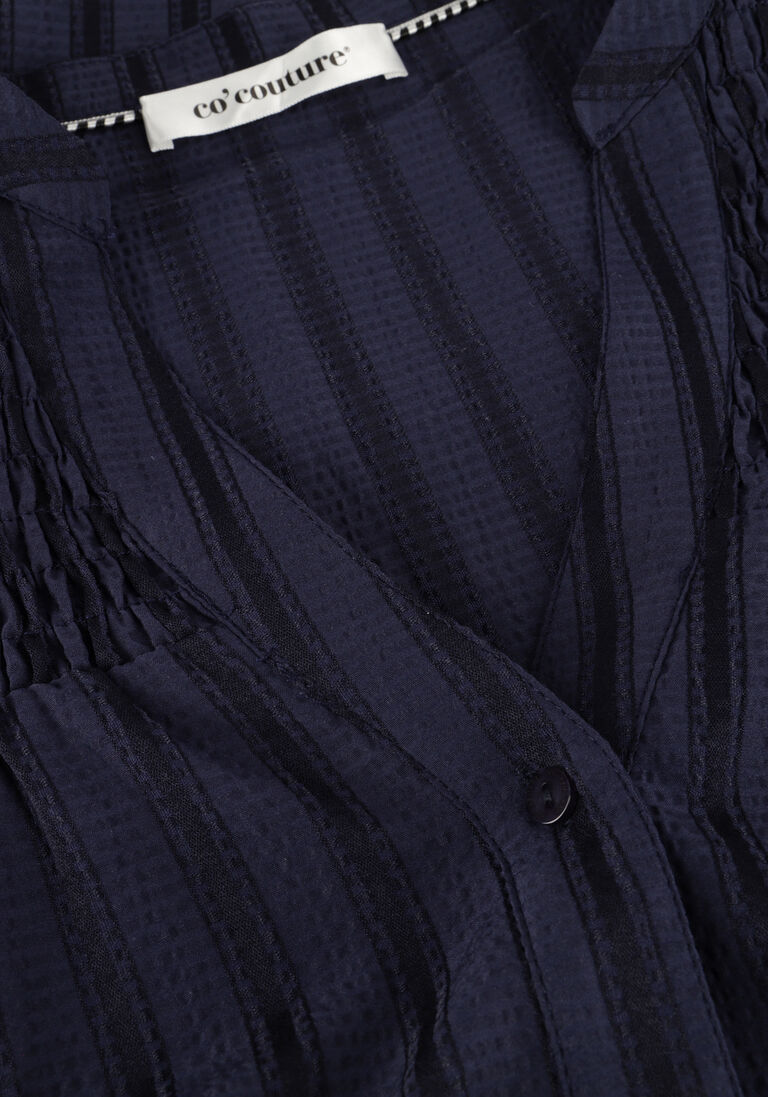 donkerblauwe co'couture midi jurk lulu dress