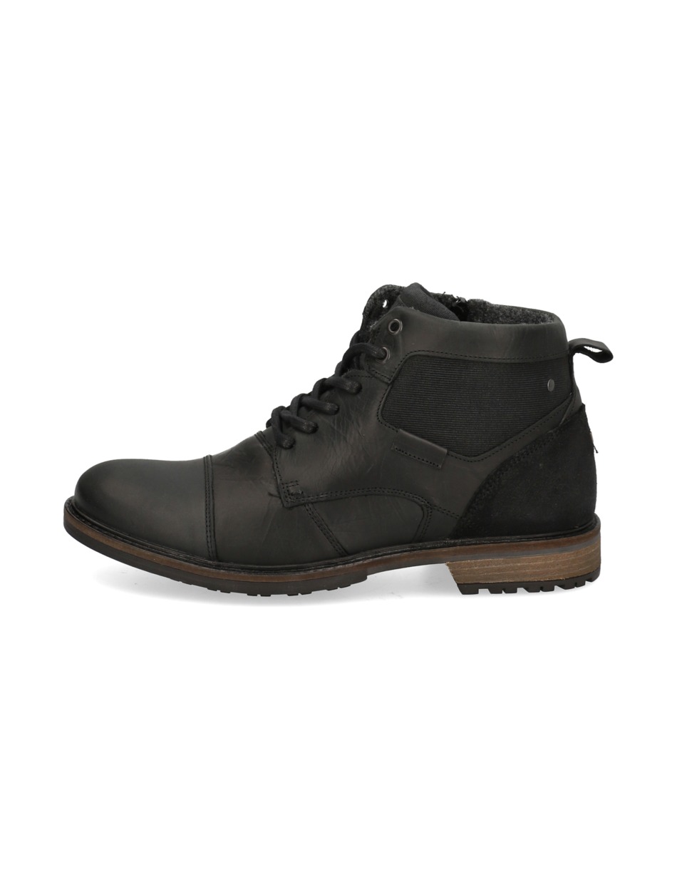 Lederkombination Boot