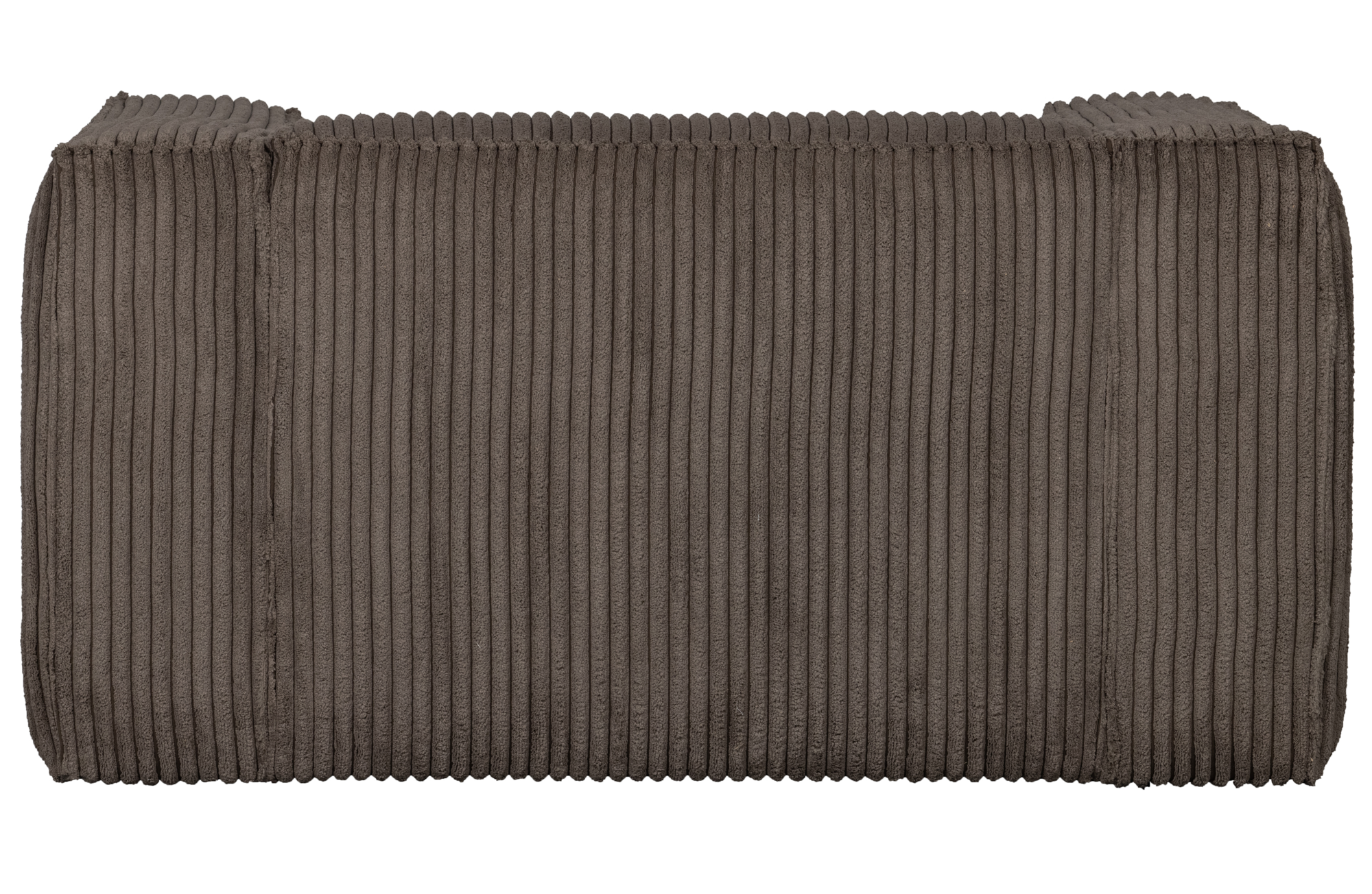 Bean fauteuil grove ribstof Mud