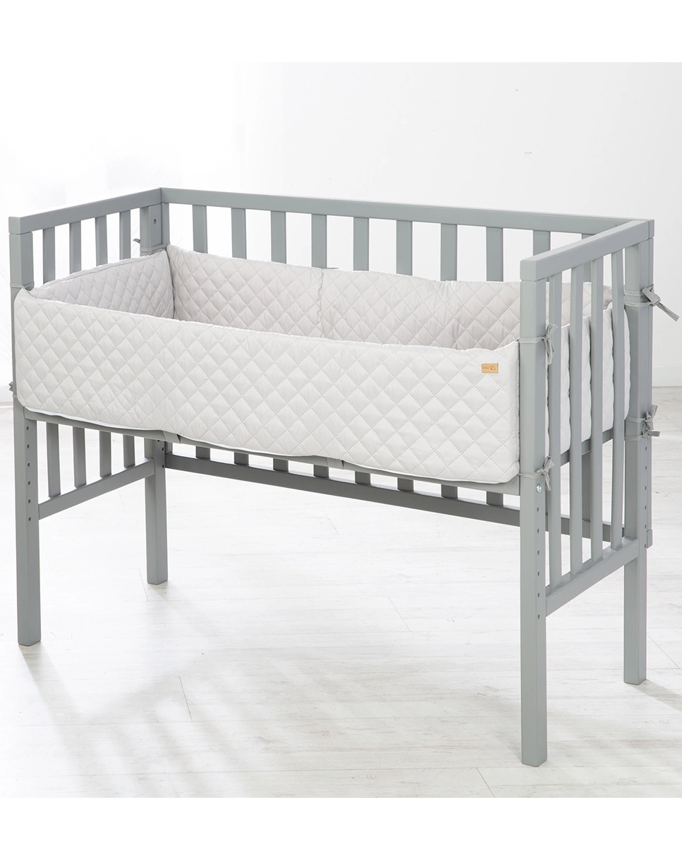 Beistellbett ROBA STYLE 76 x 100 cm (Farbe: grau)