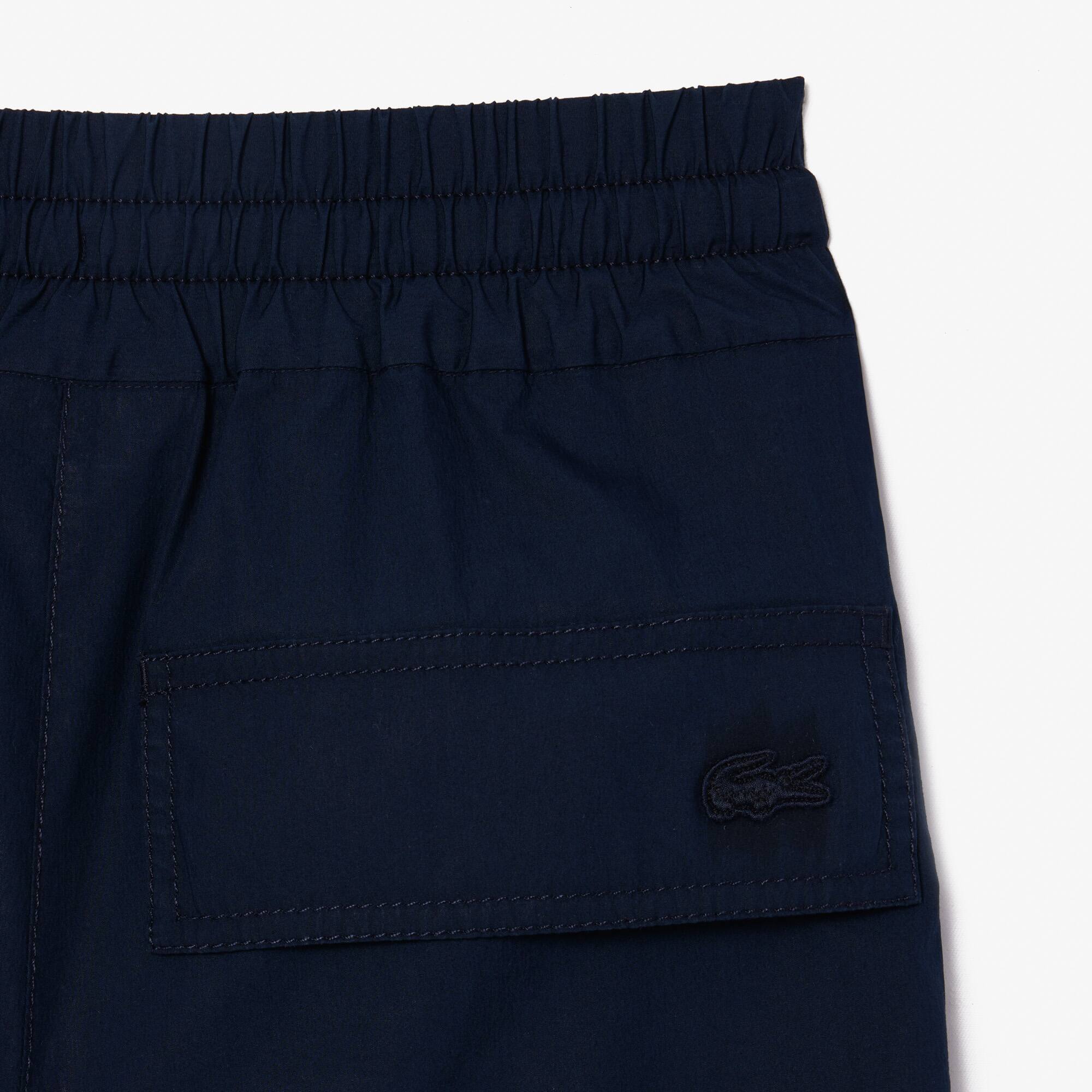 Weite hose aus Baumwollmischung Hosen & Shorts - Blau - Lacoste - Damen