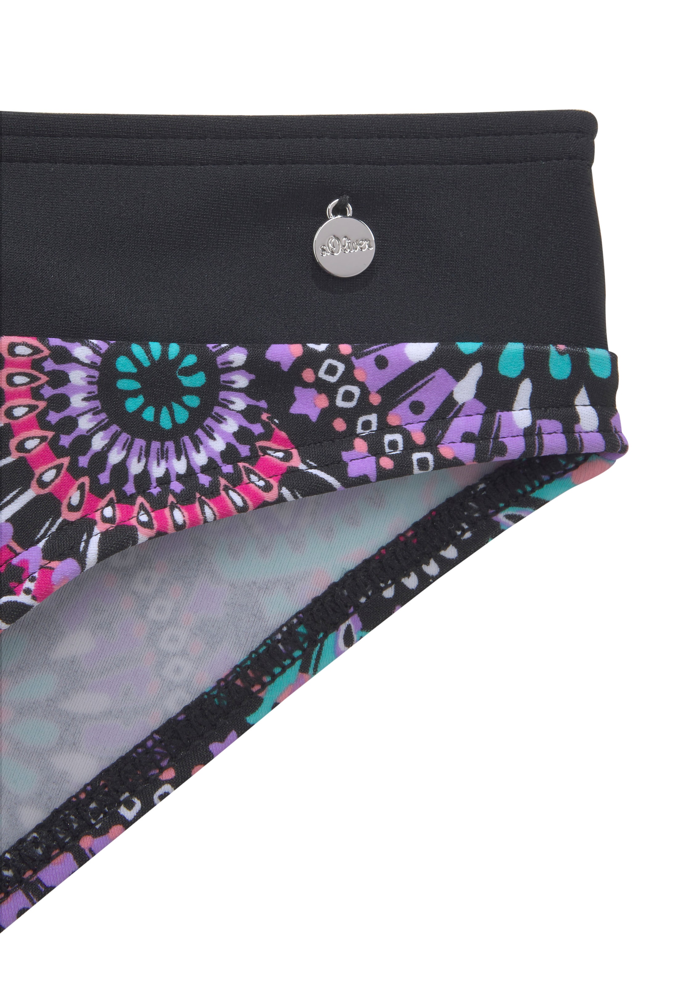 s.Oliver Bandeau-Bikini , mit coolem Print