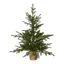 Lite juletre med dekket betongfot 90 cm