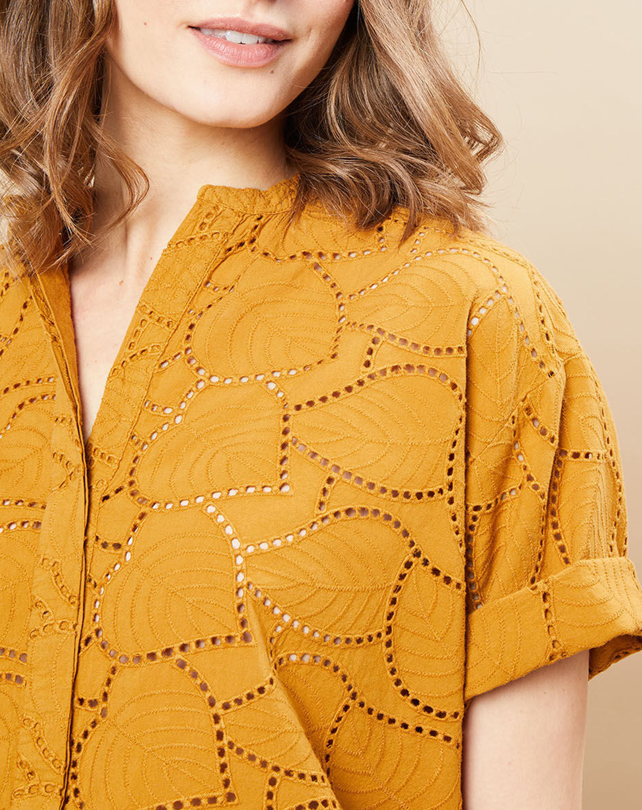 Hartford Blouse Candide noisette