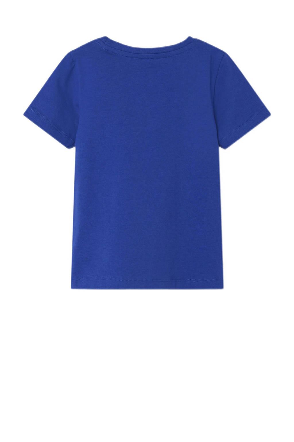 NAME IT T-shirt NMMFELO met printopdruk hardblauw