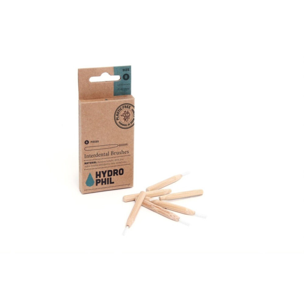 Hydrophil Tandenragers Bamboe 0,40 mm6 stuks