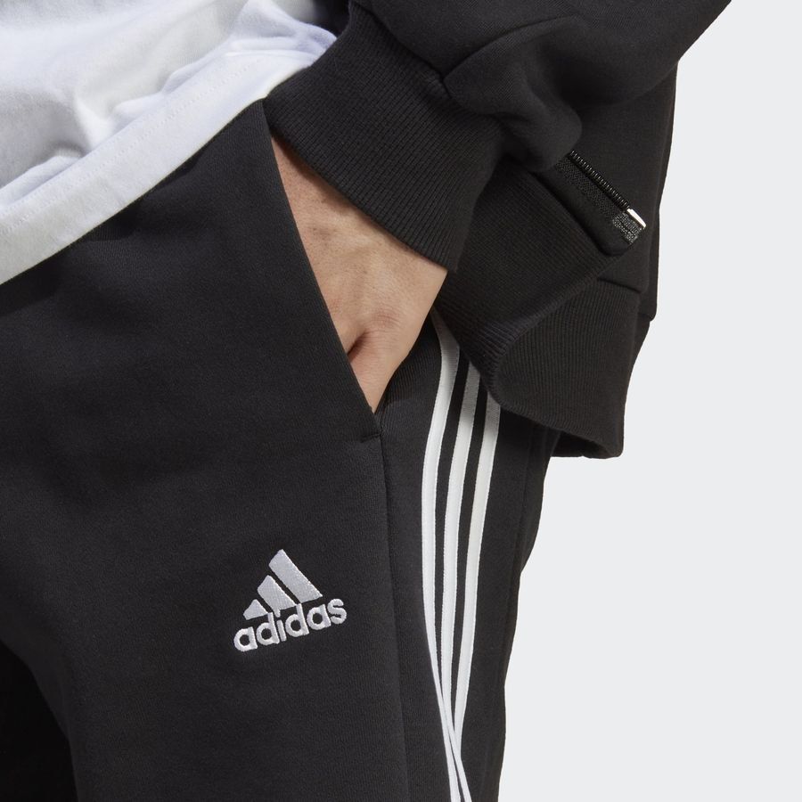 adidas Short Essentials French Terry 3-Stripes - Noir/Blanc