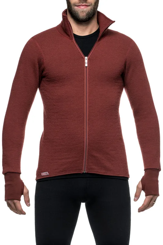 Woolpower Full Zip Jacket 400 Rust Red