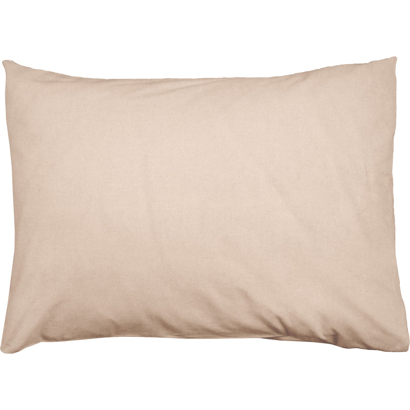 Bettwäsche Flanell 50x70 Kissenbezug, beige