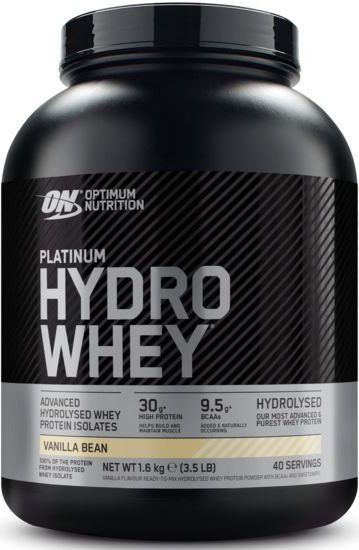 Optimum Nutrition - Platinum Hydrowhey - Eiwitshake - Vanilla Bean - 1600 gram
