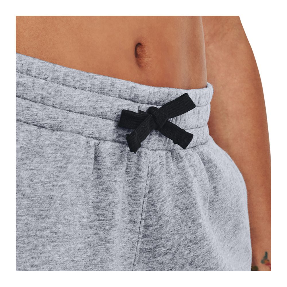 Under Armour UA RIVAL FLEECE - Short Femme steel medium heather/black