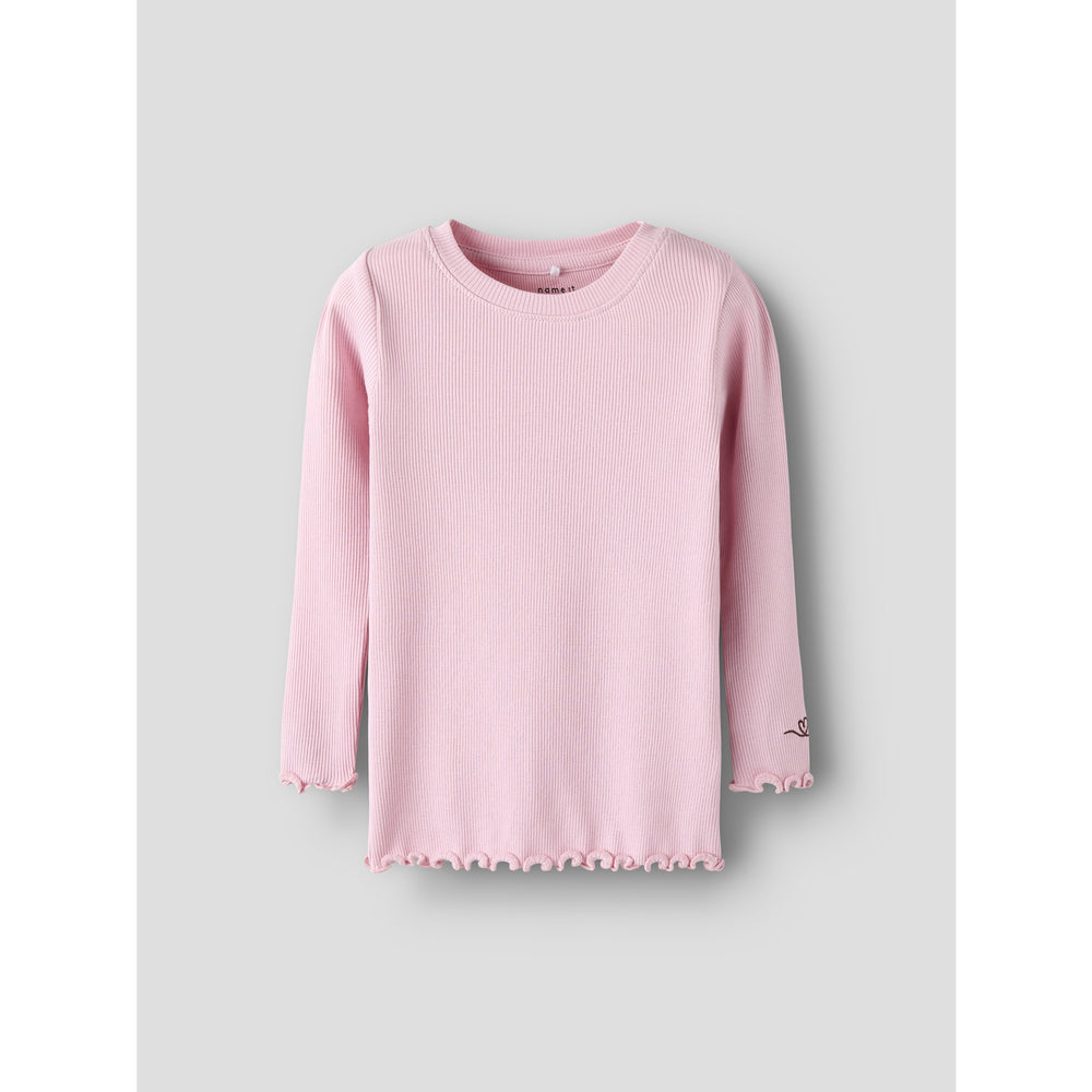 Køb Name It Bleached Mauve Nmfkayla Ls Slim Top