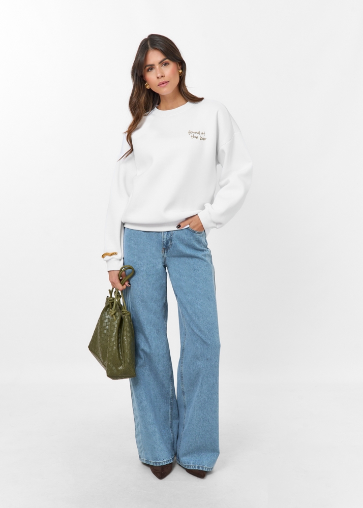 Lost on the slopes sweater wit