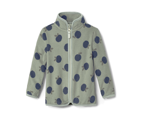 Kinder-Fleecejacke, Blaubeere