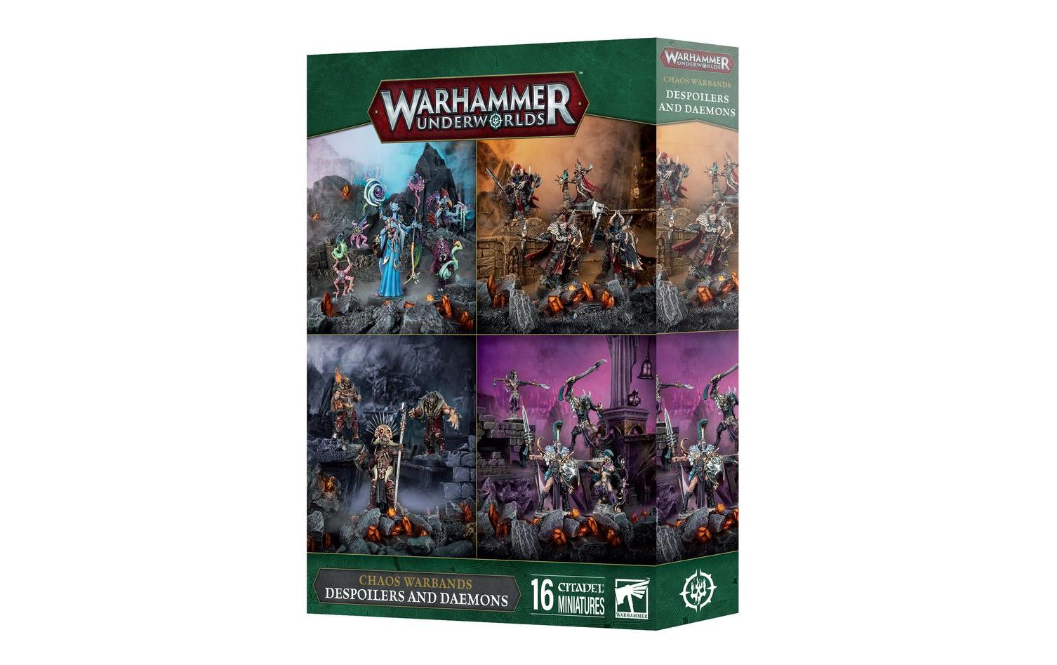 Figurenset Warhammer Underworlds Vernichter Und DämonenKriegerscharen des Chaos: Vernichter und Dämonen – Bausatz