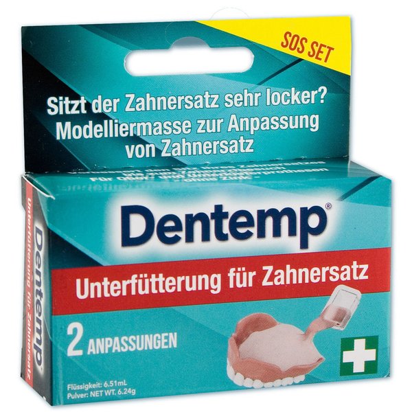 Dentemp - Unterfütterung für Zahnersatz