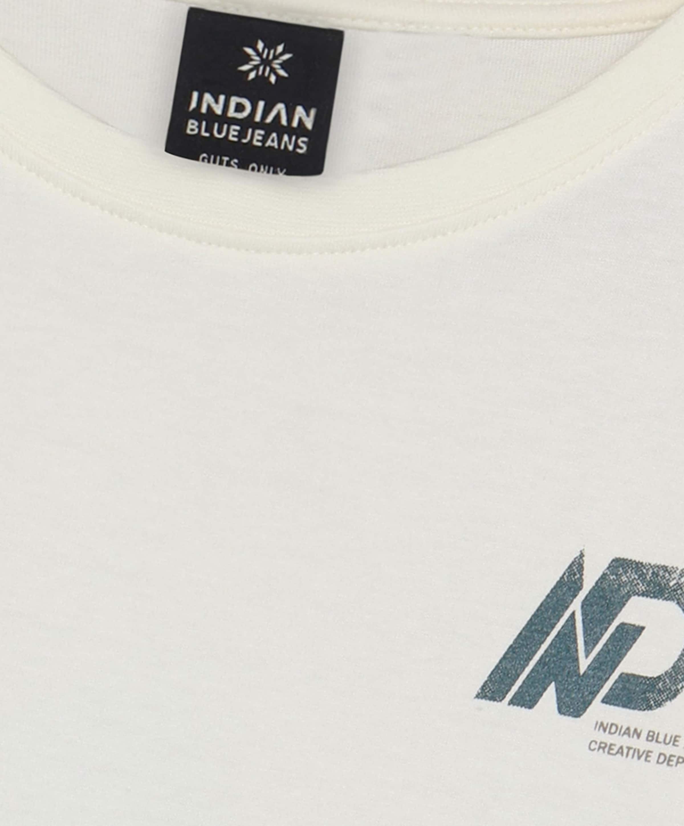 Indian Blue Jeans Jongens T-shirt wit