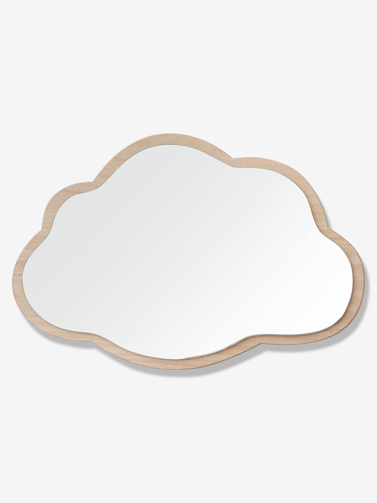Bege Cloud Mirror, textura média lisa