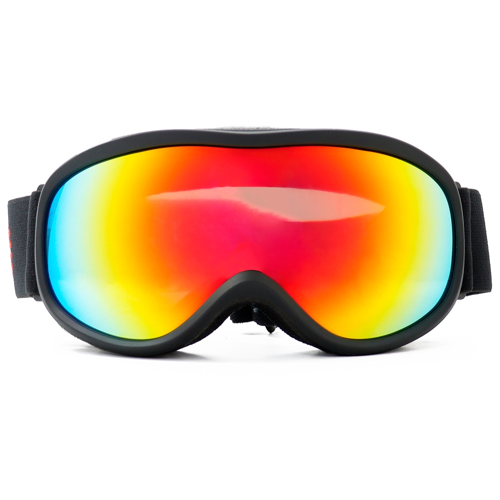 IVOL zwart rood spiegelglas kinder skibril