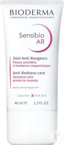 Bioderma Sensibio AR+ Cream Soin Anti-Rougeurs Hydratant Apaisant Tube 40ml