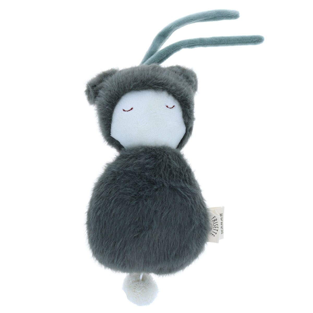Peluche musicale gris foncé 
