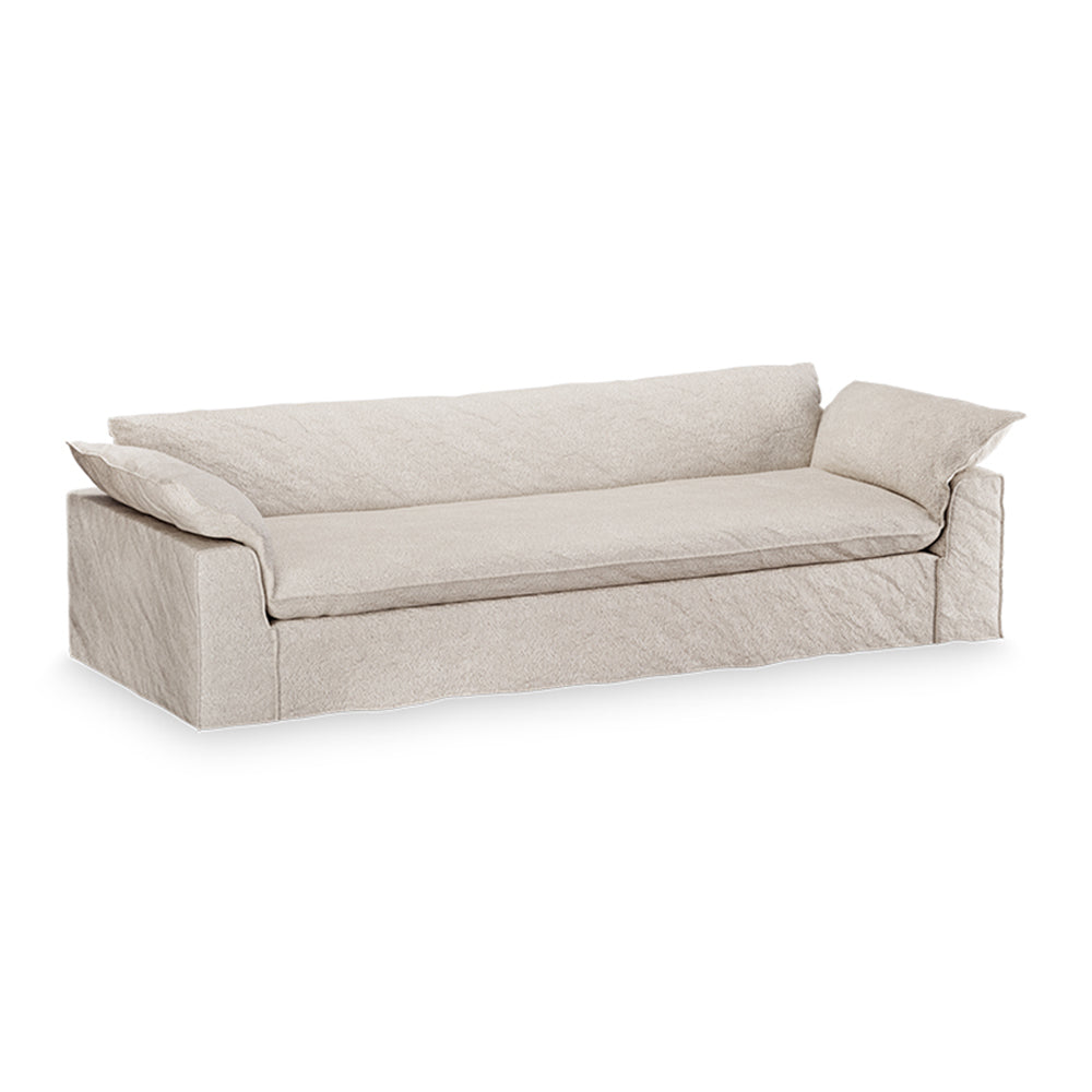 HKliving Nomad 5-zitsbank - Bouclé - Taupe