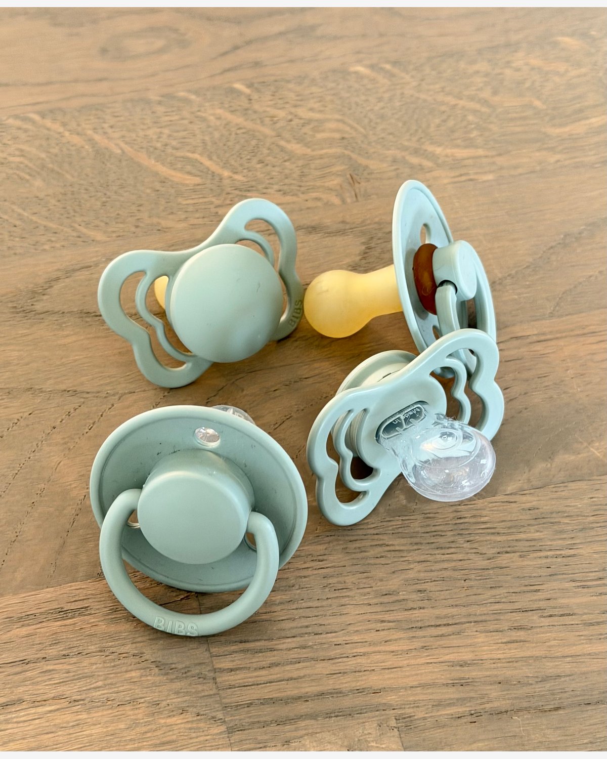 BIBS Try-it-Collection – Smokkepakke 4stk, Naturgummi | 0-6 mnd