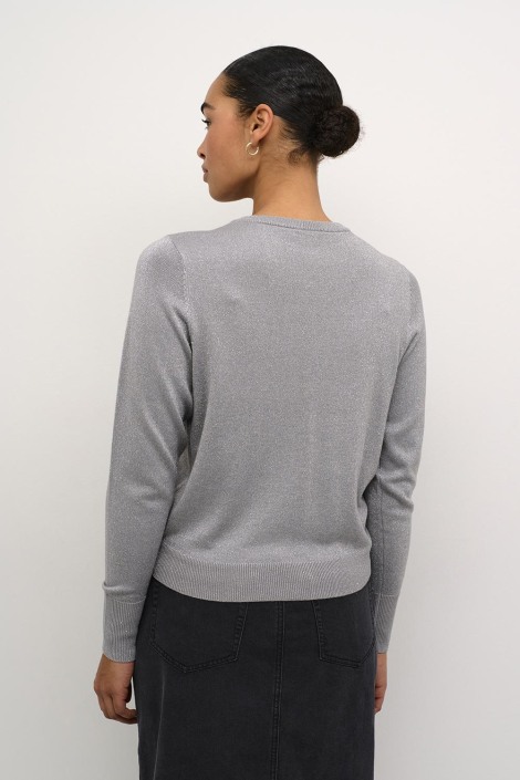 Kaffe zilveren dames vest