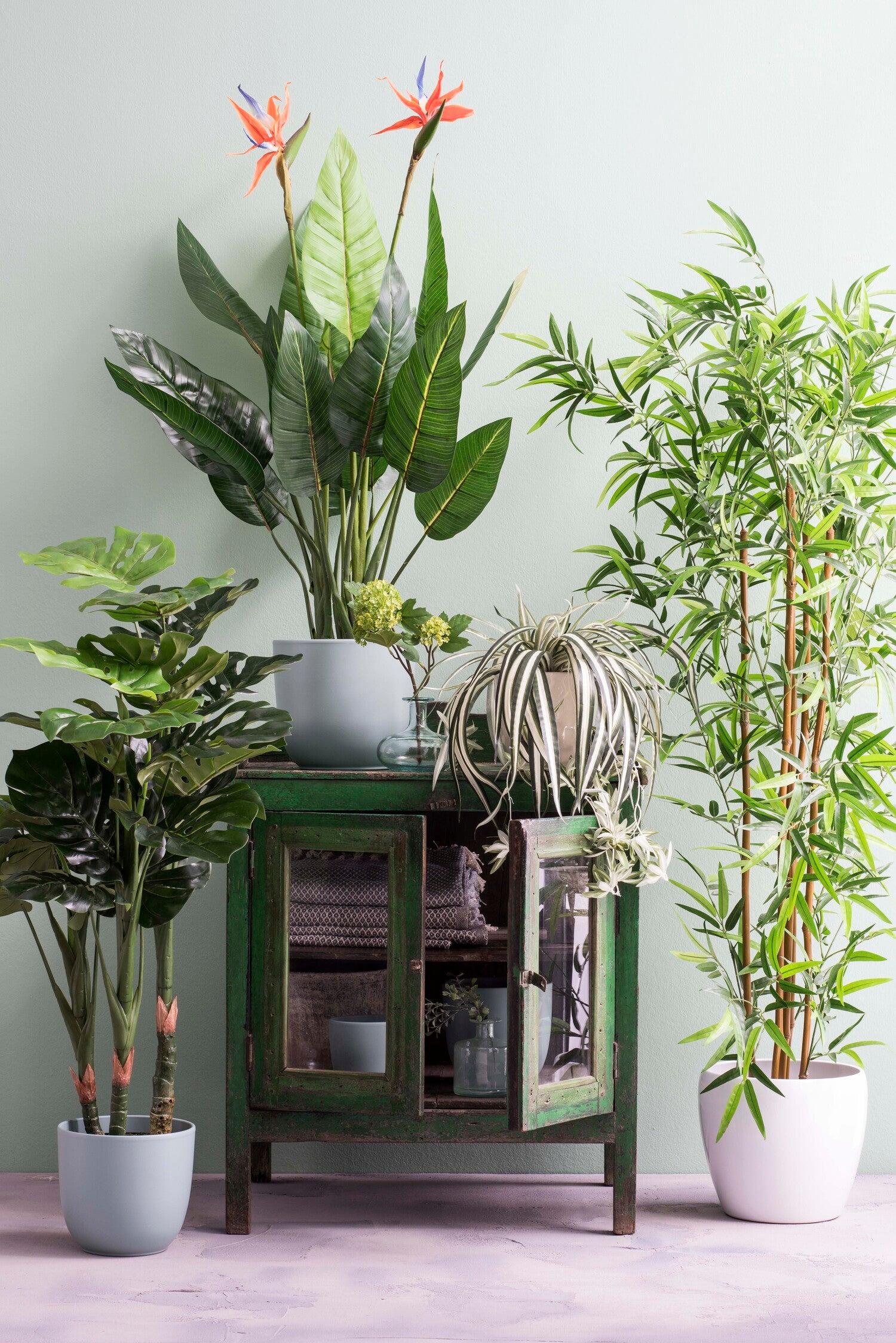 Mica Decorations kunstplant Strelitzia 110 cm