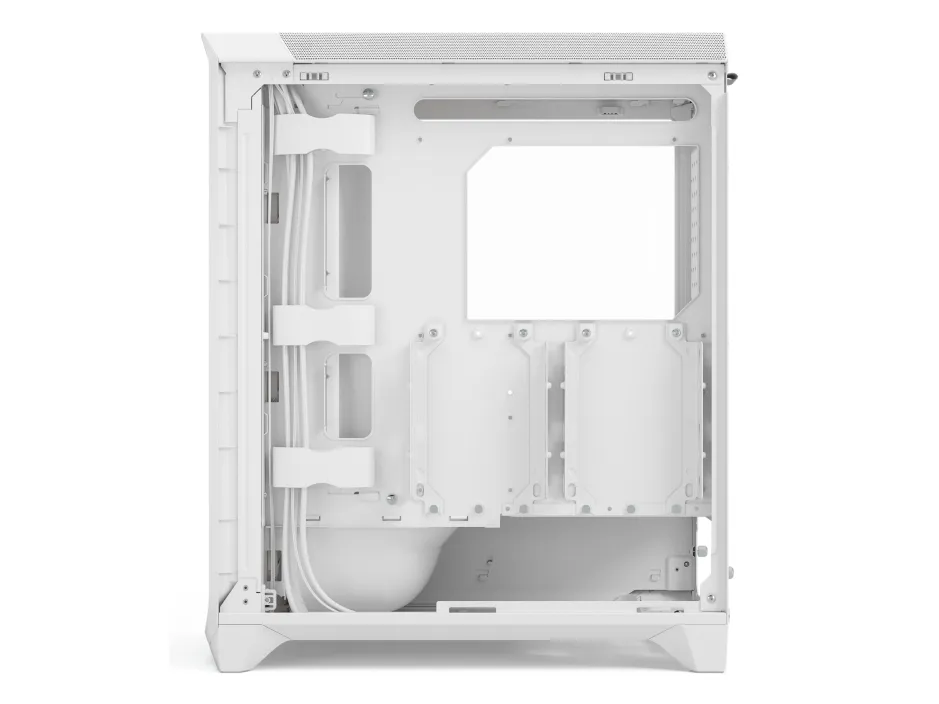 Fractal Design Meshify 3 RGB - Tower - udvidet ATX - ingen strømforsyning (ATX) - hvid TG klar tone - USB/Lyd