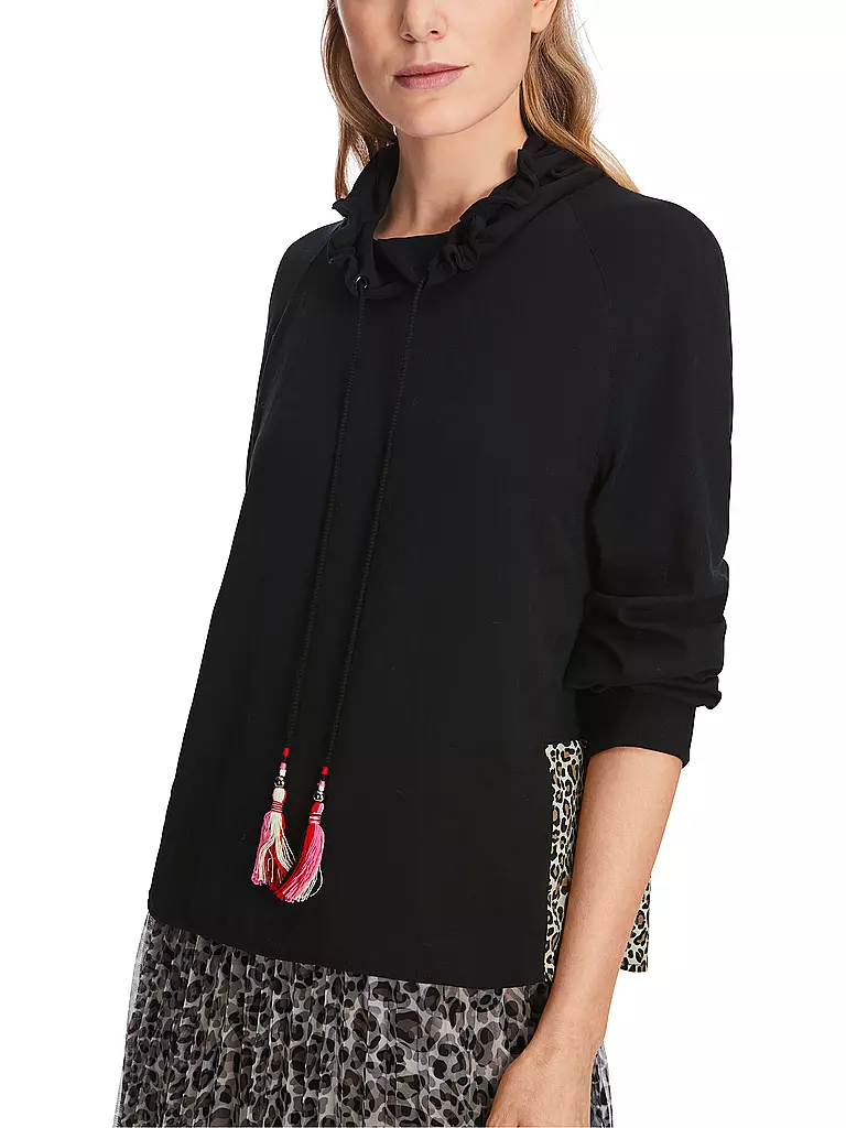 MARC CAIN Blusenshirt schwarz