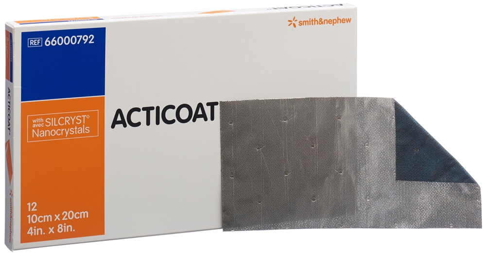 ACTICOAT Wundauflage 10x20cm steril 12 Stk