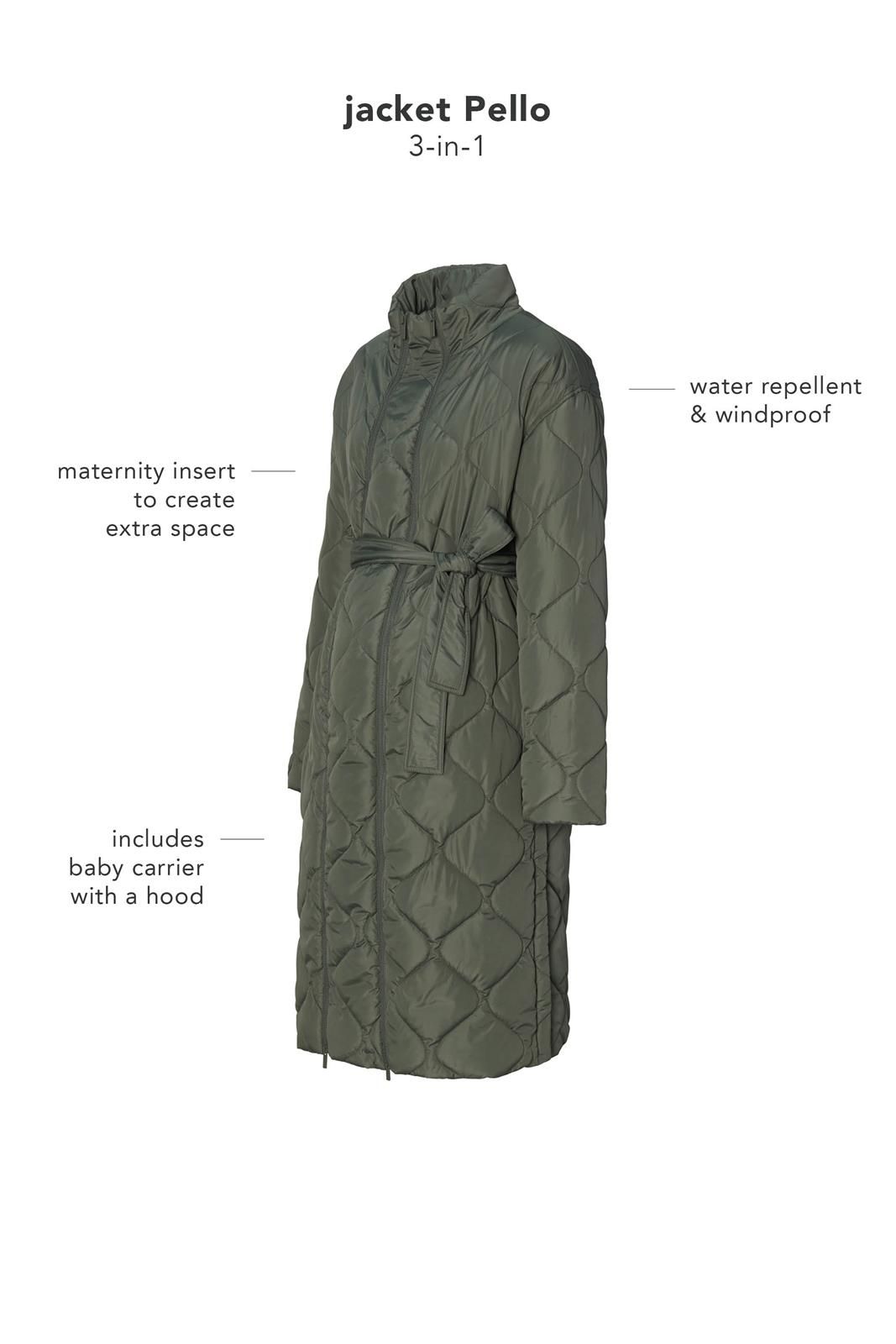Noppies Maternity Winterjas Pello - Olive