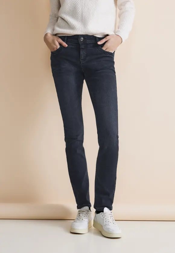 Casual Fit Thermojeans  - authentic blue black wash