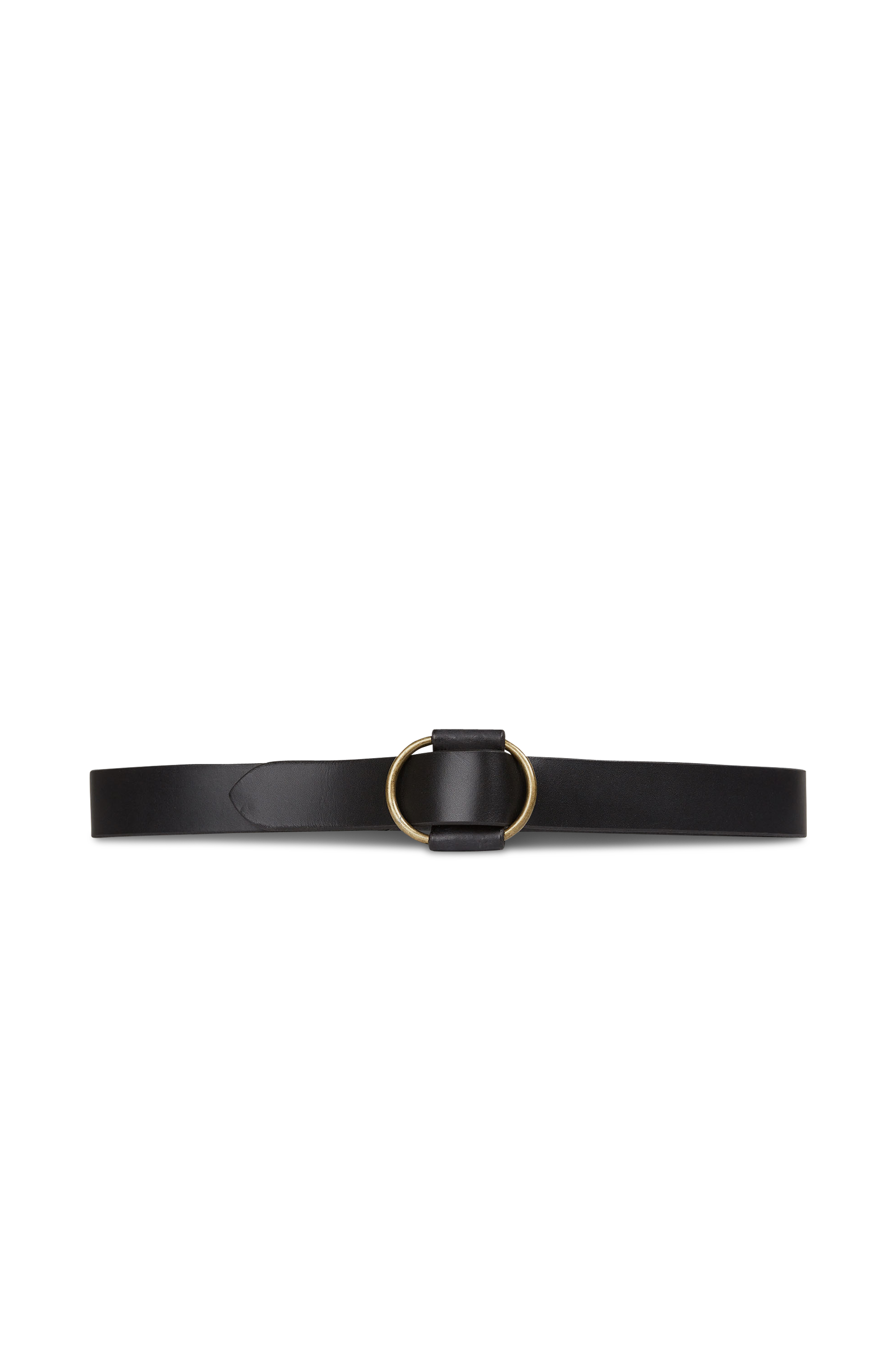 PIECES Ceinture en cuir de buffle Noir