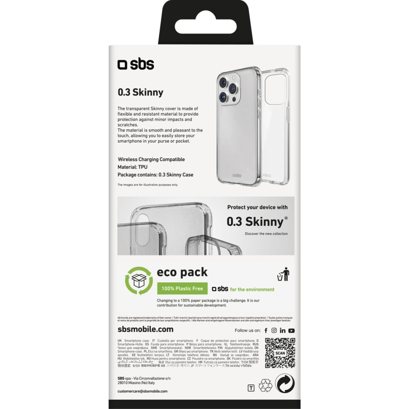 SBS Coque smartphone Skinny pour iPhone 16