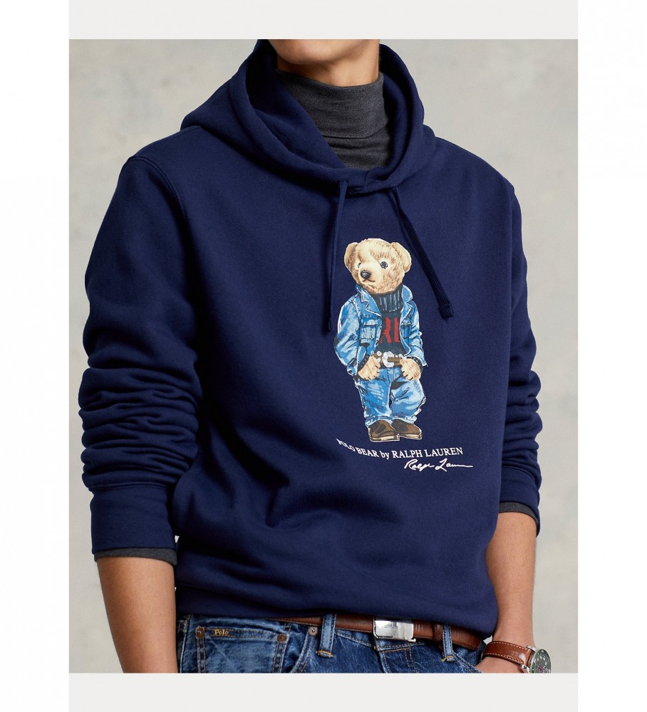 Moletom Ralph Lauren Polo Bear Fleece Azul Marinho