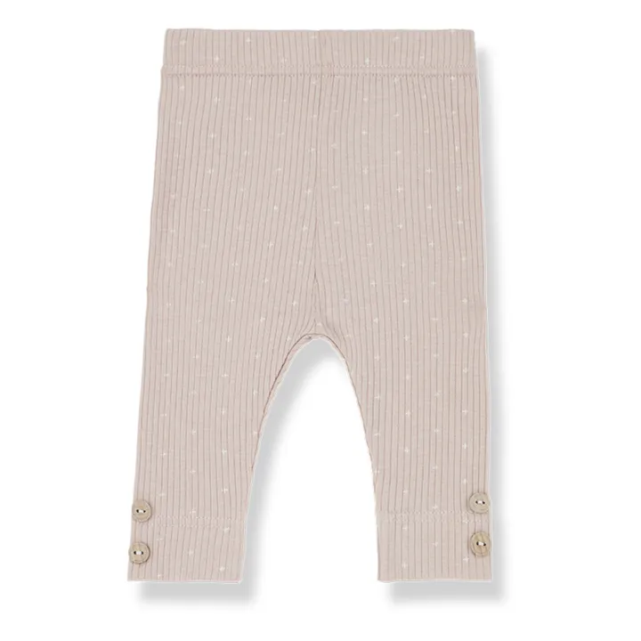 1+ in the family Legging Donna Côtelé | Rose pâle