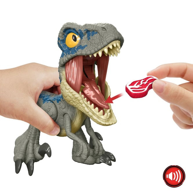Jurassic World - Wild Roar - Velociraptor - Blue