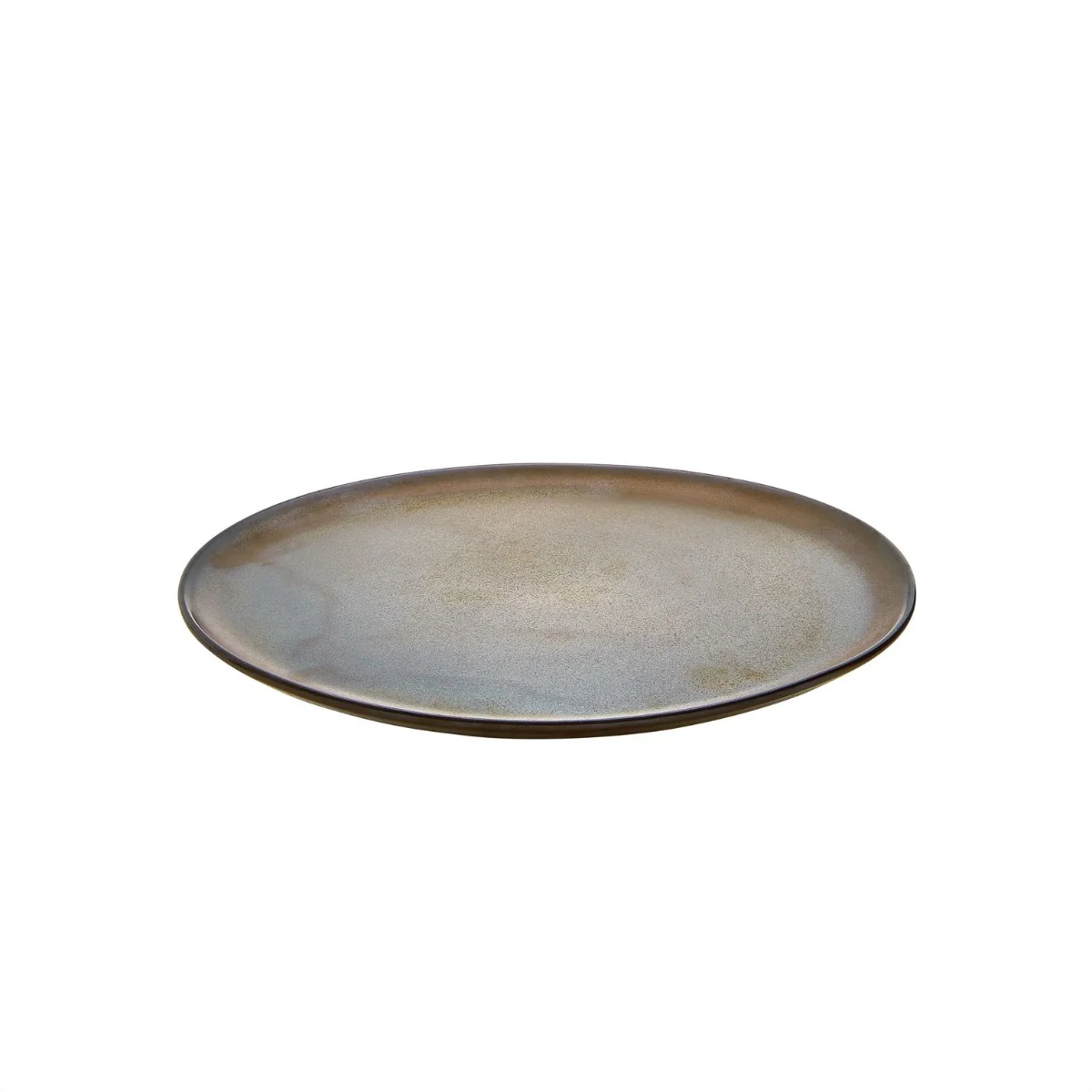 RAW  Frokost tallerken, brun metallic - 23 cm.