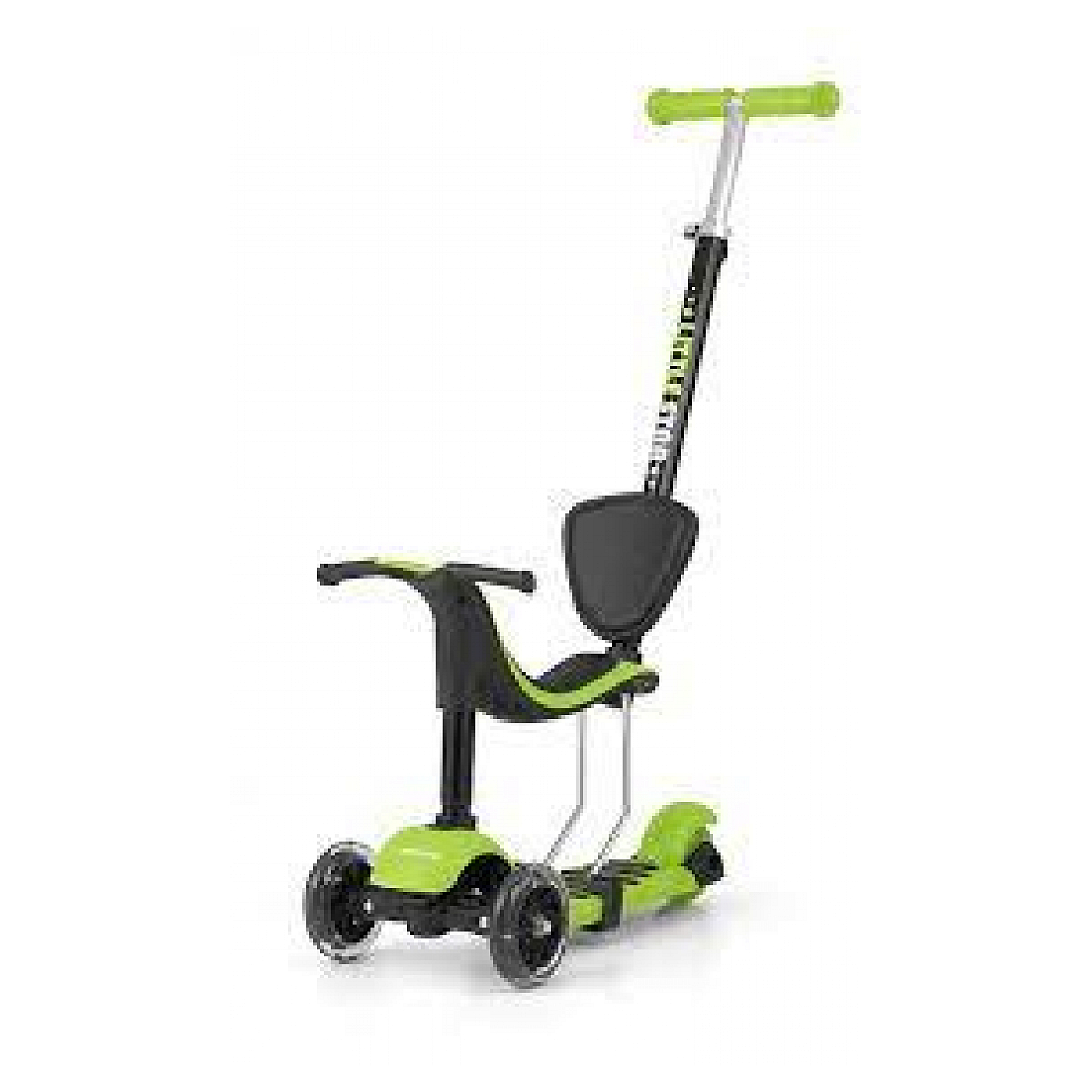 Porteur trottinette 3 en 1 little star vert