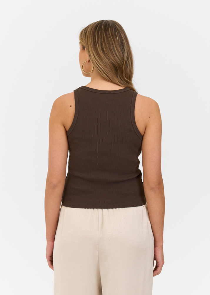 Sun reverie tanktop choco bruin