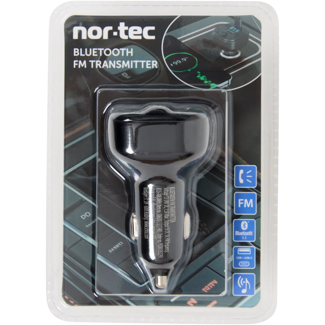 Nor-Tec Bluetooth FM zender 12- 24 volt